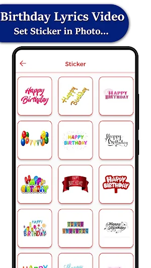 My Photo Birthday Lyrical Vide Screenshot 2