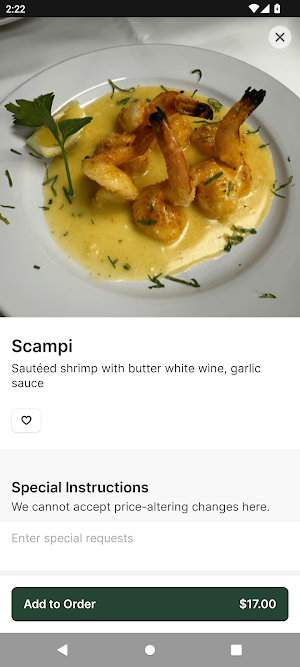 Buona Sera Ristorante Screenshot 2