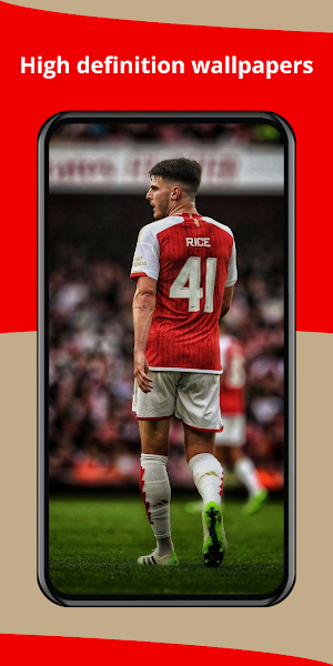 Declan Rice Arsenal Wallpaper Screenshot 2