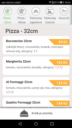 Pizza Gourmet Nehvizdy Screenshot 1