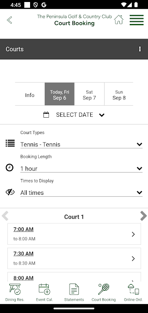 The Peninsula Golf & CC Screenshot 1