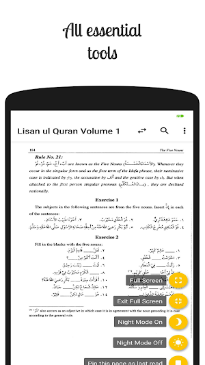 Lisanul Quran English - Grammar of the Quran Screenshot 2