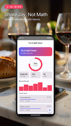 Tip & Split Saver Screenshot 0