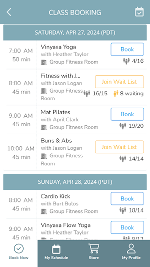 GRIFFIN CLUB FITNESS Screenshot 1