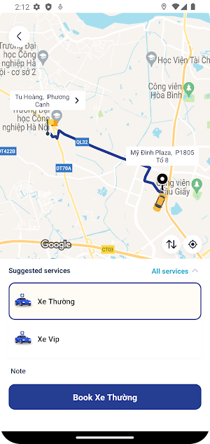 TASCO - Car Booking Screenshot 2