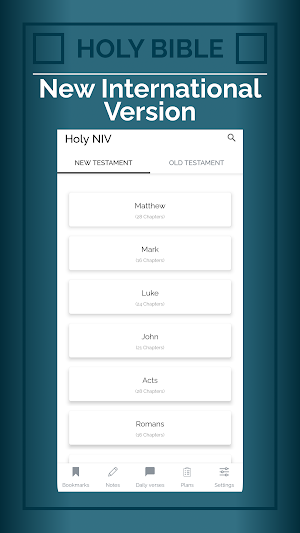 Holy NIV Bible - offline app Screenshot 0