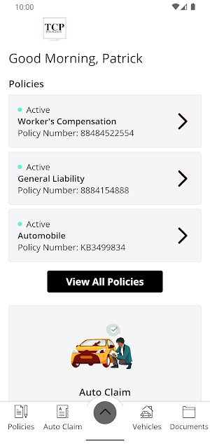 TCP Mobile Screenshot 1