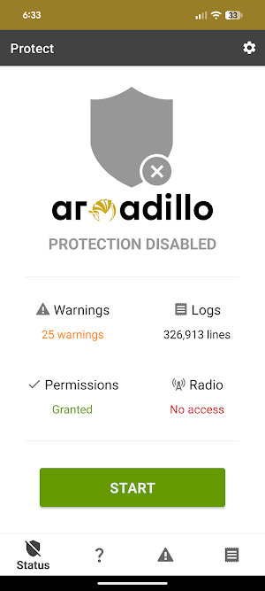 Armadillo Protect Screenshot 1