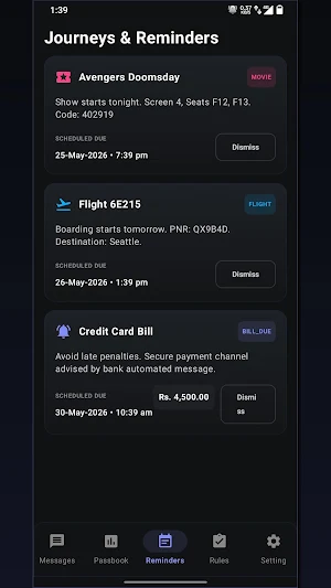 Aura SMS Organizer Screenshot 2