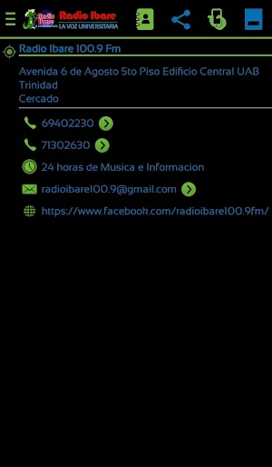 Radio Ibare 100.9 Fm Screenshot 1