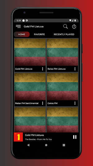 Gold FM Lietuva Radio App Screenshot 0