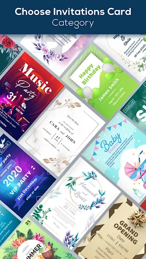 Invitation Card Maker Free - Invitation Card Screenshot 2