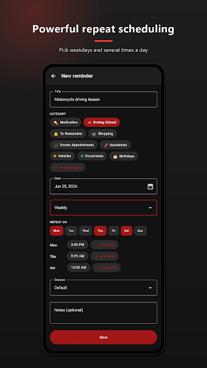 GT Reminder Screenshot 2