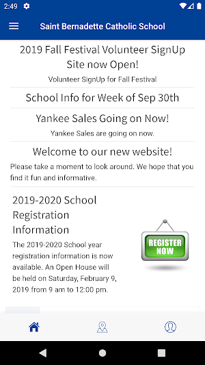 Saint Bernadette Catholic School & Church Screenshot 0