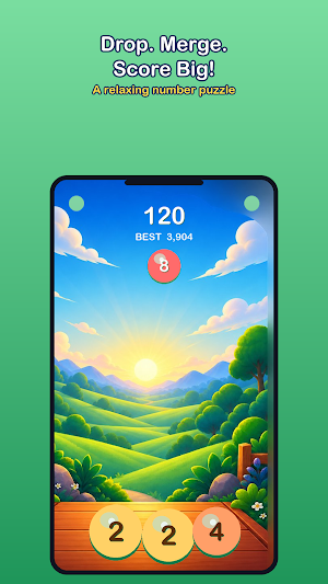 Numbrmix - Merge Number Balls Screenshot 1