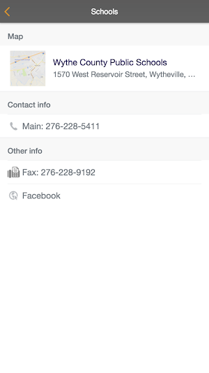 Wythe County School District Screenshot 1