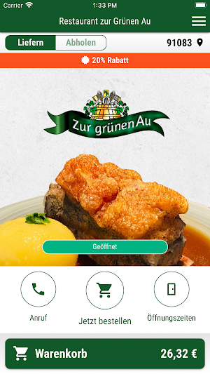 Restaurant zur Grünen Au Screenshot 0