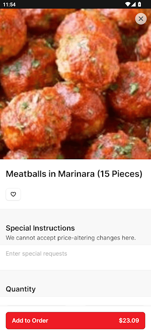 Ameci Pizza & Pasta Screenshot 2