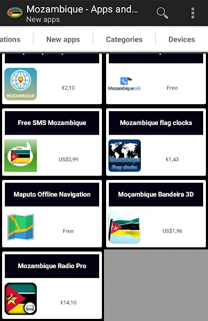 Mozambican apps Screenshot 1