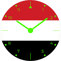 Yemen Analog Watch Face