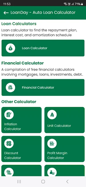 LoanDay - Auto Loan Calculator Screenshot 1