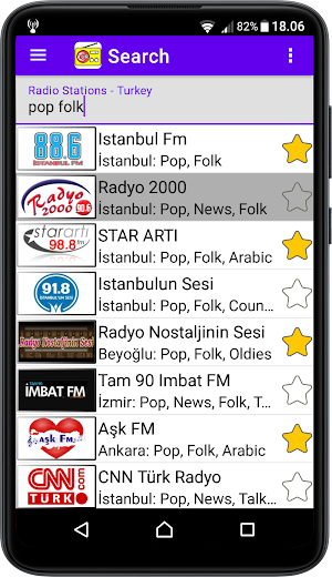Radio Stations - Turkey, FM Internet Radio Screenshot 2