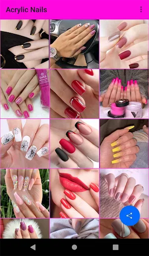 Acrylic Nails Designs Screenshot 0
