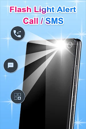 Flashlight Alert on Call / SMS Screenshot 0