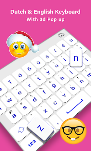 Dutch English Keyboard Fonts Screenshot 1