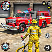 Fire Truck Rescue Sim Games 3d
