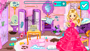 Princess House Cleaning Game Screenshot 2