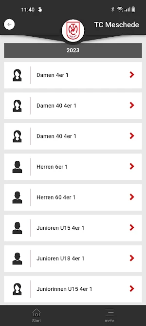 1. TC Meschede Screenshot 1