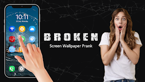 Broken Screen Wallpaper Prank Screenshot 0