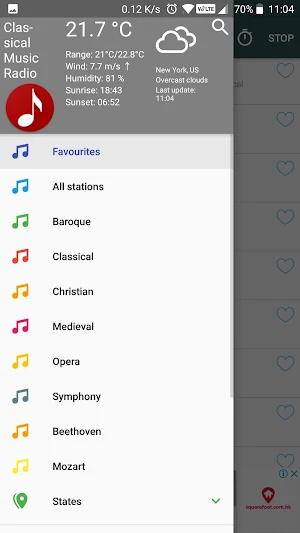 Classical Music Radio Screenshot 1
