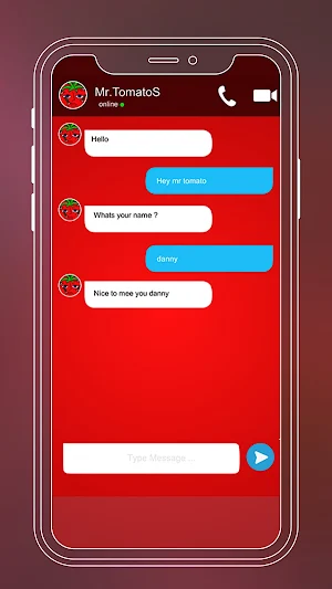 Mr Tomatos exe fake call prank Screenshot 2