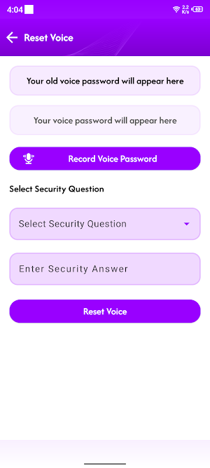 Vokey - Unlock Phone by Voice Screenshot 2