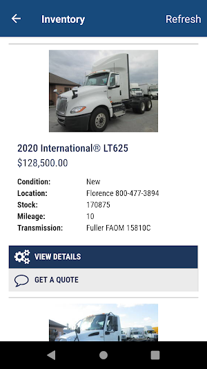 Carolina International Trucks Screenshot 3
