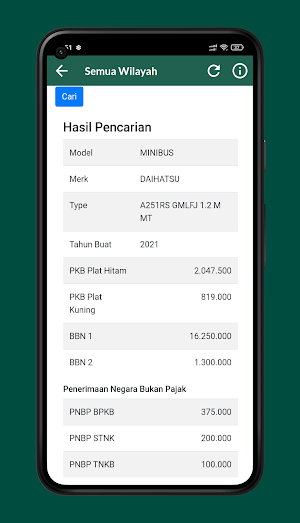 Cek Pajak Kendaraan Screenshot 2