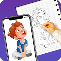 AR Drawing Sketch: Paint Anime