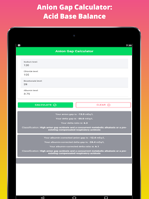 Anion Gap Calculator - Acid Base Balance Screenshot 3