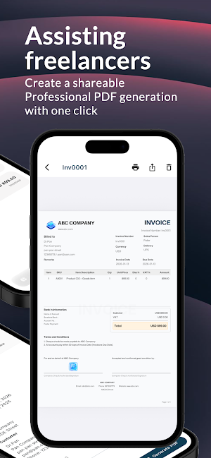 InvoiceEasy -Invoice & Receipt Screenshot 2