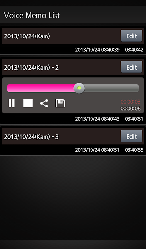 Voice Memo (Recording Widget) Screenshot 2