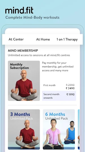 cure.fit Fitness, Meditation, Healthy food, Doctor Screenshot 3