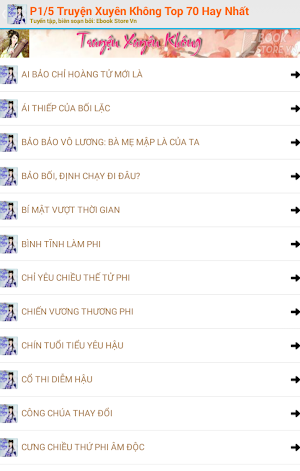 Truyện Xuyên Không Top 70 Hay Nhất Phần 1/5 Screenshot 2