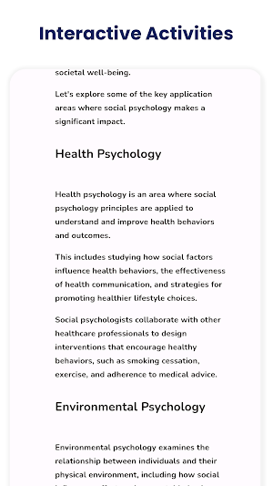 Social Psychology Screenshot 1