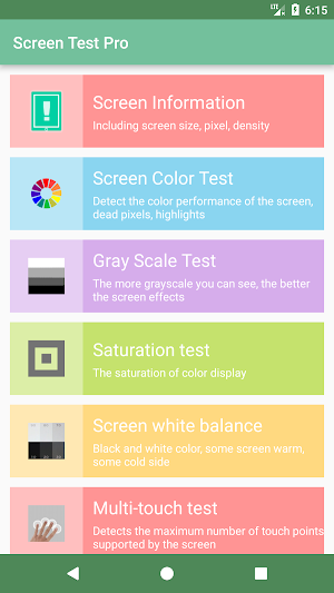 Screen Test Pro Screenshot 1