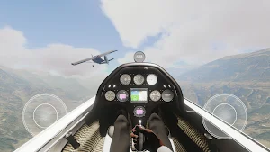 Glider Realistic Plane Flight Screenshot 1