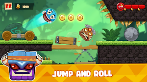 Ball's Journey 6 - Red Bounce Ball Heroes Screenshot 0