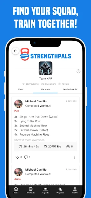 StrengthPals: Workout Tracker Screenshot 0