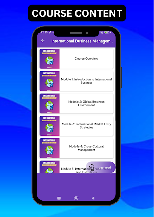 International Business Mgmt. Screenshot 2
